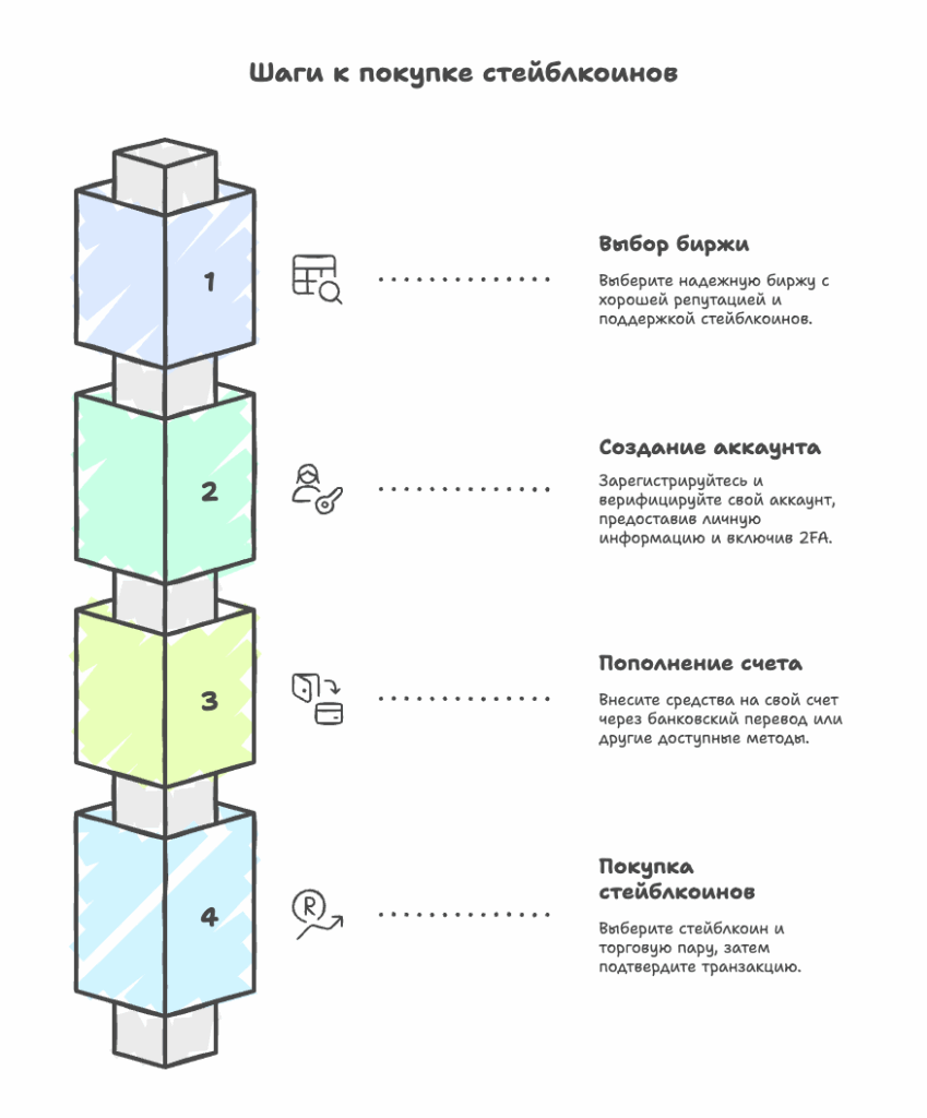 Как купить стейблкоины на бирже