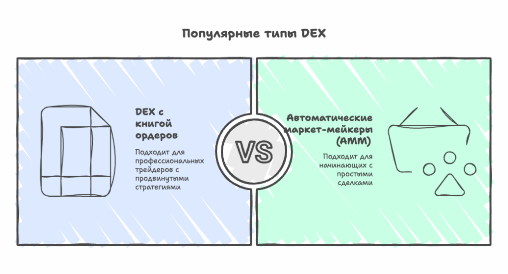 Виды и типы DEX