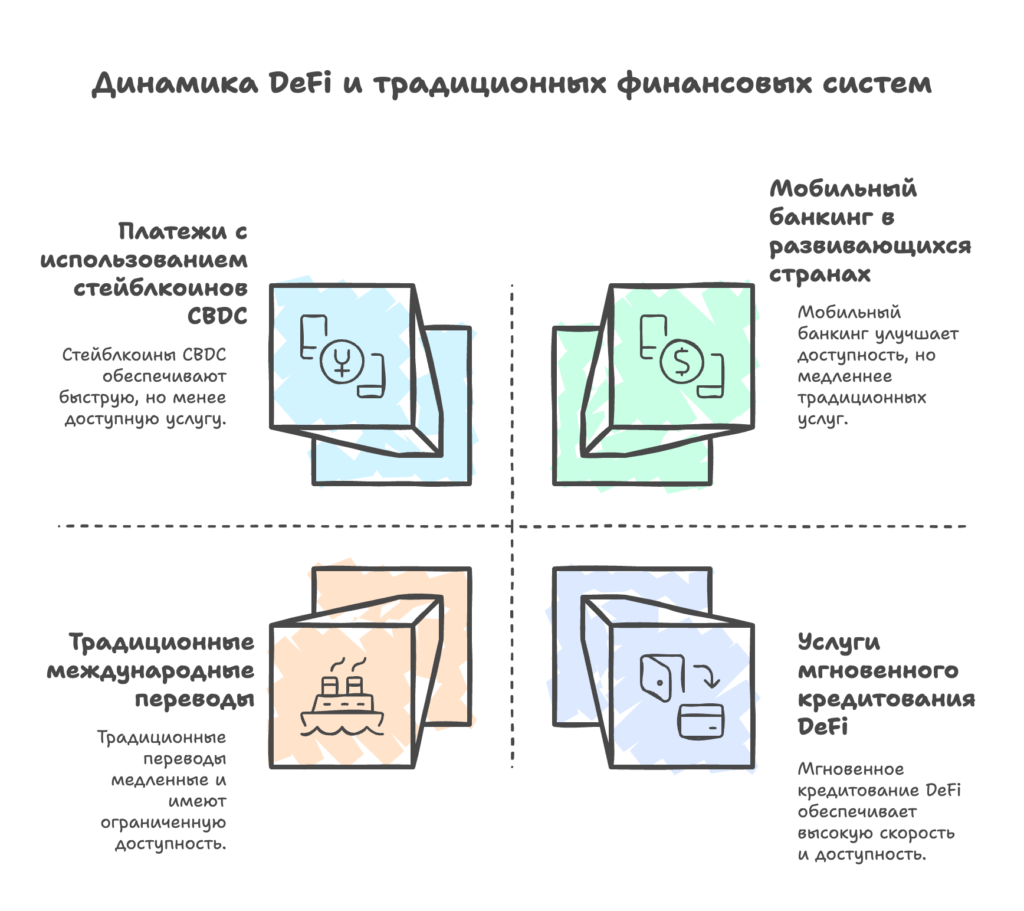  DeFi и традиционные финансовые системы