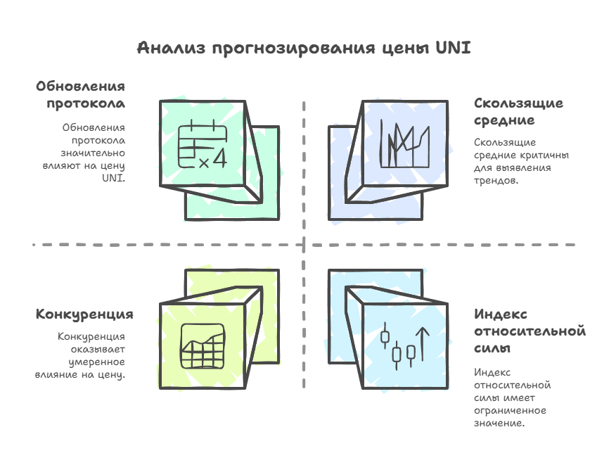 Анализ прогнозирования цены UNI