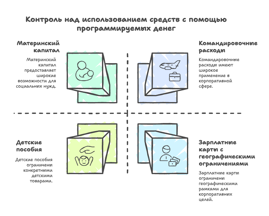 Контроль над расходами для цифрового рубля