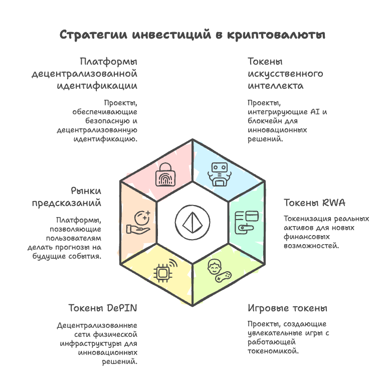 Стратегии инвестиций в криптовалюты